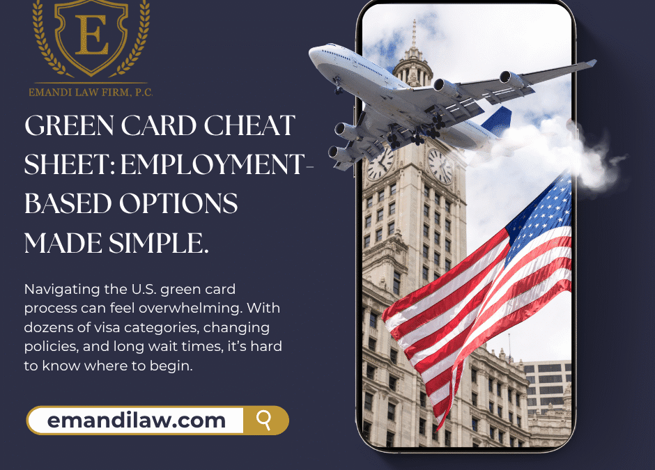 Green Card Cheat Sheet: Employment-Based Options Made Simple. Author: Rani Emandi